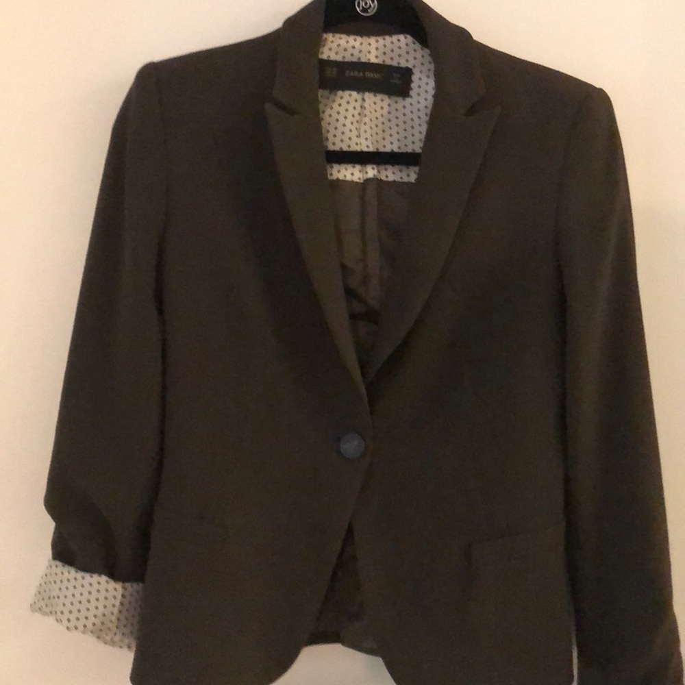 Zara Blazer Olive Color